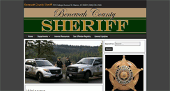 Desktop Screenshot of benewahcountysheriff.com
